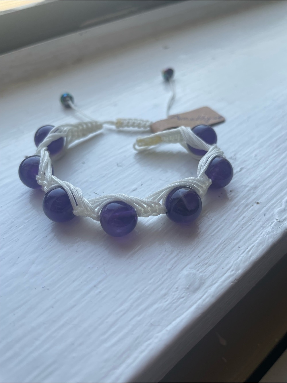 Handmade Amethyst Bracelet